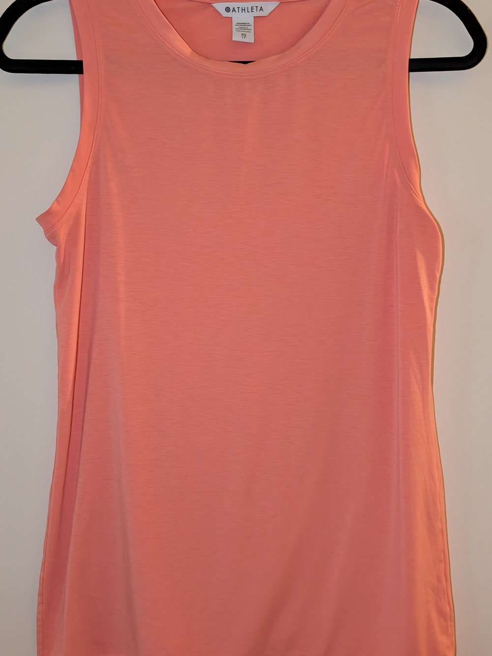 Athleta Coral Pink Sleeveless Performance Tank